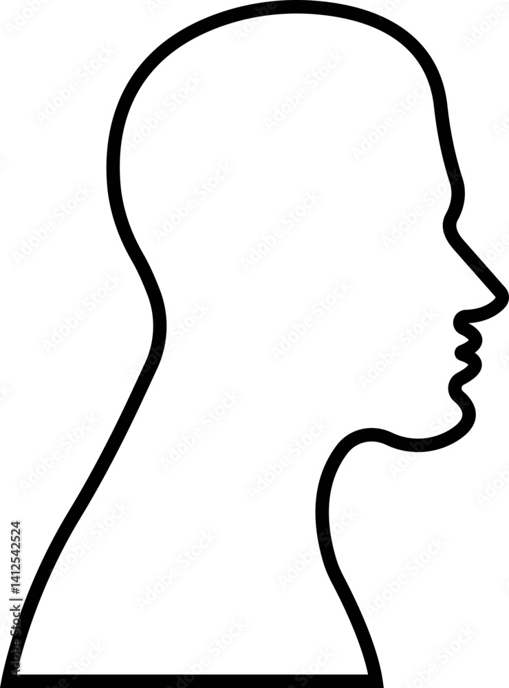 User profile icon in line Person representing a user profile or avatar vector design isolated on transparent background User profile icon in line Person representing a user profile or avatar vector design isolated on transparent background