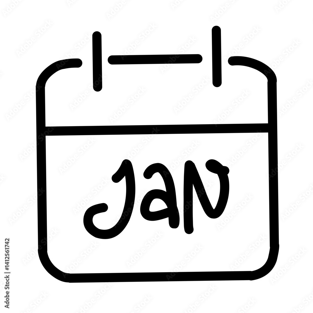 calendar vector icons depicting all 12 months calendar vector icons depicting all 12 months