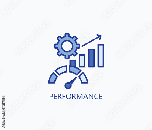 Performance Icon Or Logo Isolated Illustration