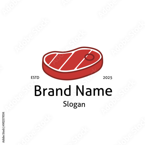 Steak restaurant icon logo