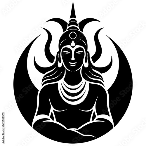 lord shiva logo icon