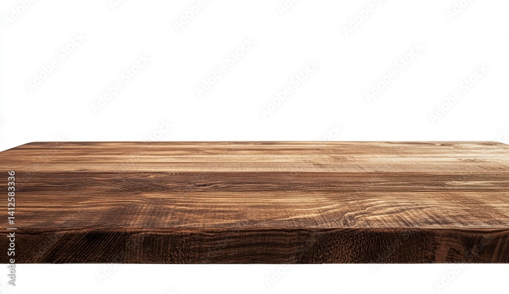Fototapeta premium Rustic Wooden Table Surface with Natural Grain and Texture