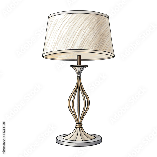 lamp isolated on white background
