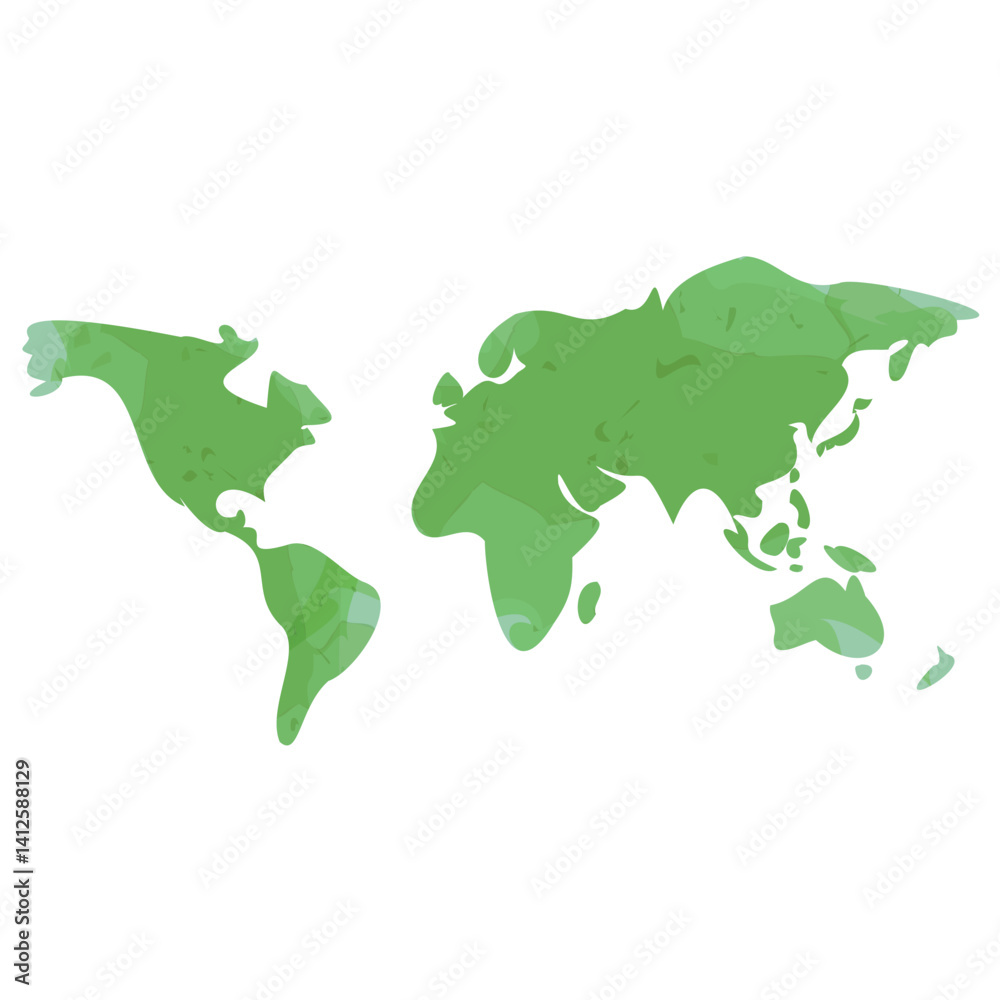 世界地図のイラスト 世界地図のイラスト