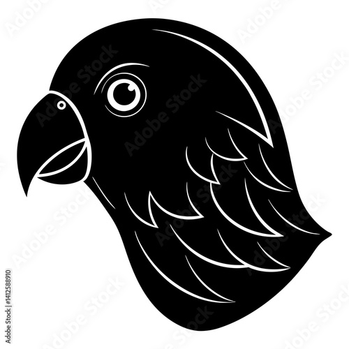 lovebird head