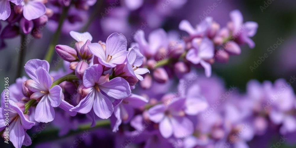 Close-up of vibrant lavender blossoms, showcasing delicate petals and textured buds, image, lavender Close-up of vibrant lavender blossoms, showcasing delicate petals and textured buds, image, lavender