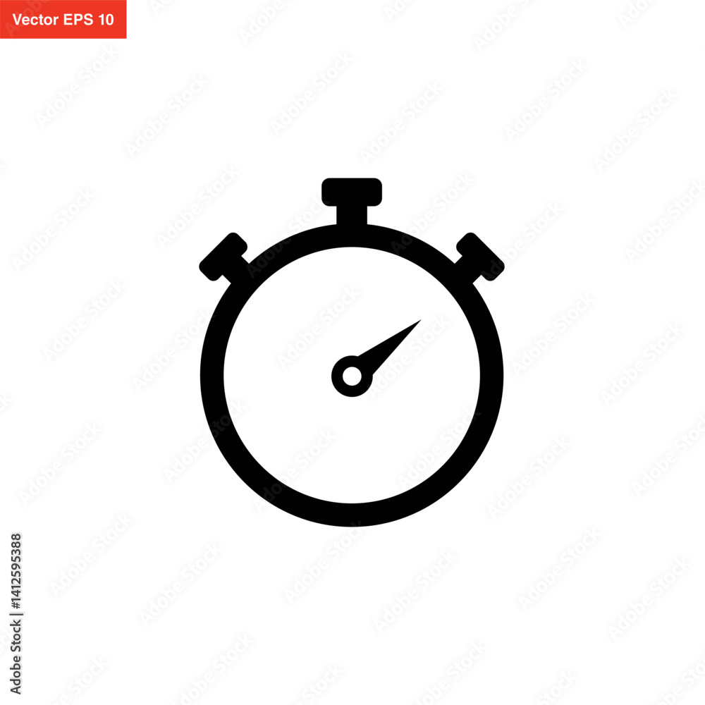 stopwatch icon simple and modern design stopwatch icon simple and modern design