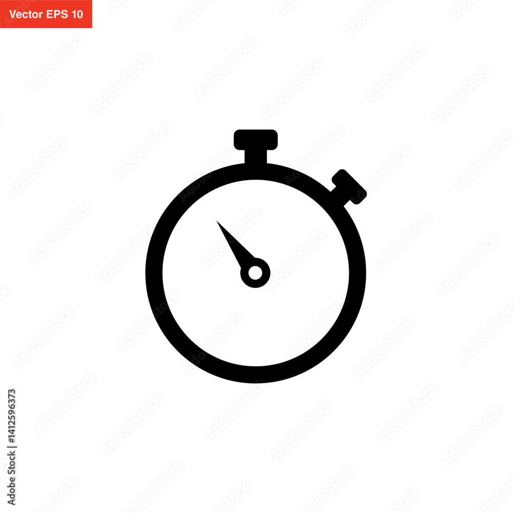 stopwatch icon simple and modern design stopwatch icon simple and modern design