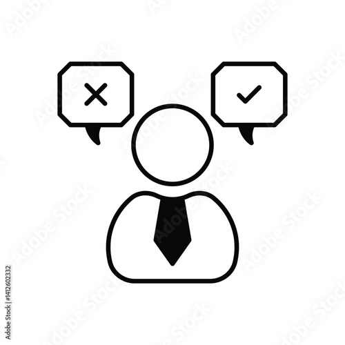 Decision Management Vector icon