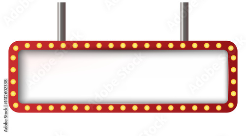 hanging light bulb frame