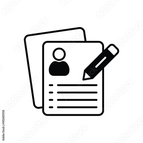 Resume  Vector icon