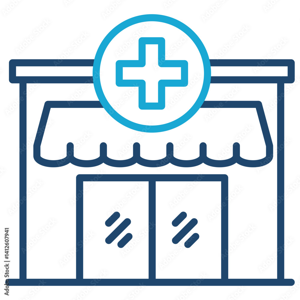 Obraz premium Clinic Icon