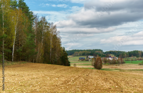  Wzgórza Sokólskie wiosną ,Podlasie, Polska