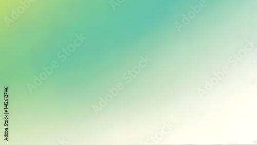 Abstract Green and White Gradient Background