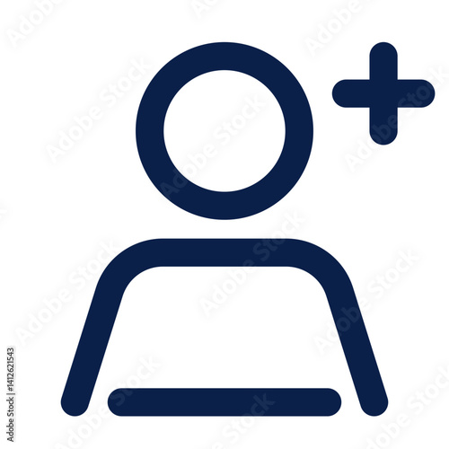 add persona icon with lineal style