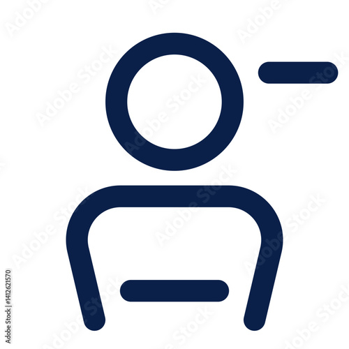 remove persona icon with lineal style