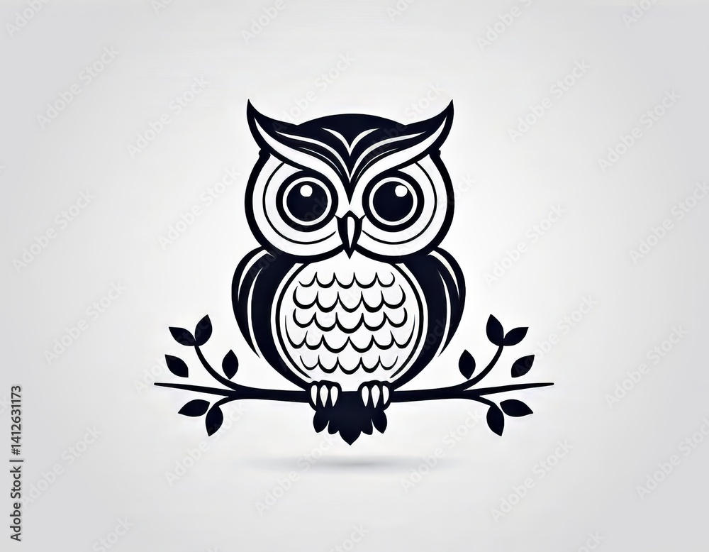 Obraz premium Vector de búho