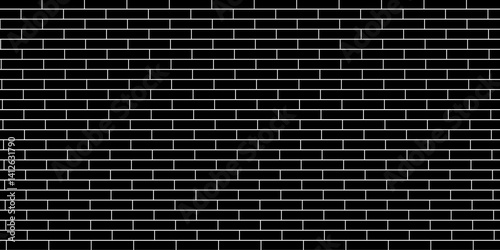 Black brick wall background. Black stone brick wall seamless background. Seamless Texture Pattern of a Brick Wall. Black bricks wall 3d illustration. Brick wall Texture. wall stone texture background.
