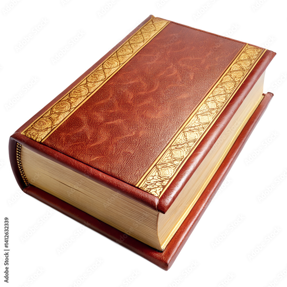 Obraz premium old book isolated on white background 