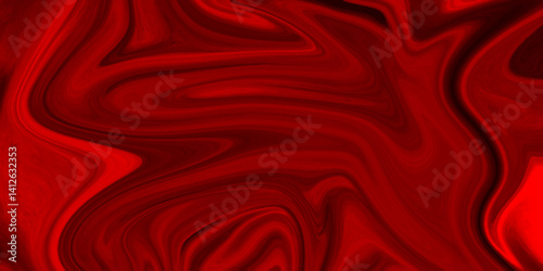 Black red satin dark fabric texture luxurious shiny that is abstract silk cloth background .abstract background or texture of rippled red silk fabric lines .close-up fragment of acrylic paint .