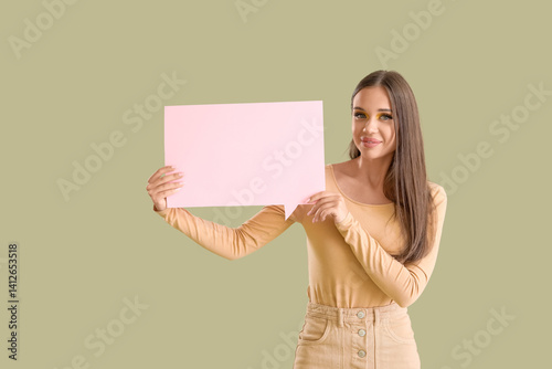 Beautiful happy young woman...