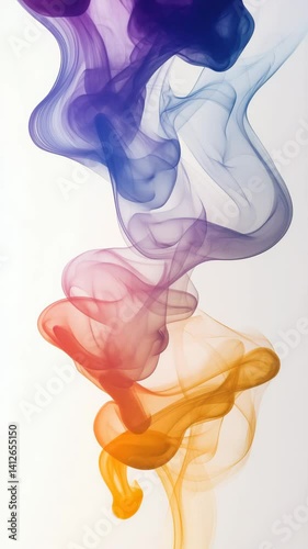 abstract colorful smoke