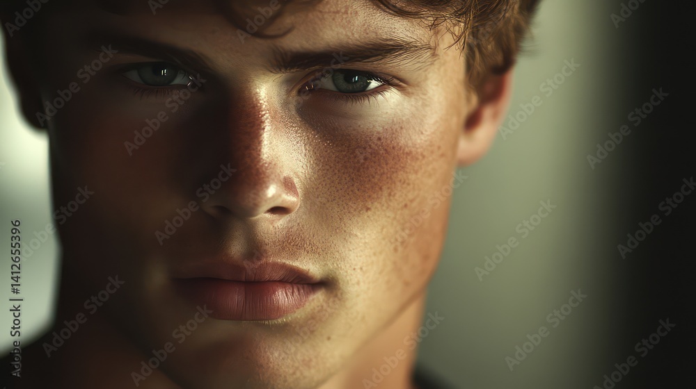 Man portrait closeup Man portrait closeup