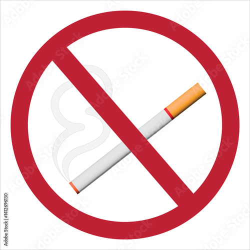 Warning signs, mandatory signs, no smoking