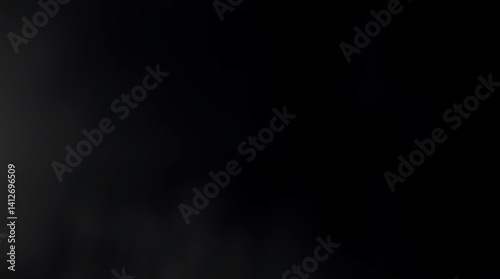 Pure Solid Black Background: Minimalist Dark Surface for Contrast and Dramatic Visuals in Design and Photography

