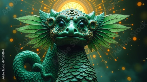 Green Monster Image with Halo