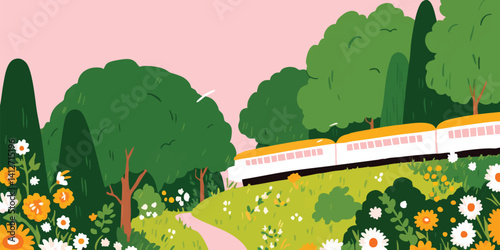 A whimsical illustration of...
