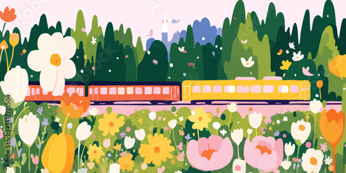 A charming illustration cap...