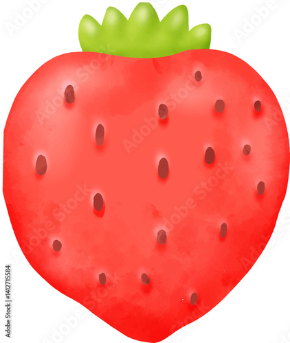 watercolor fruits in summer elements, pineapple, apple, watermelon, cherry, durian, orange, lemon, raspberry.