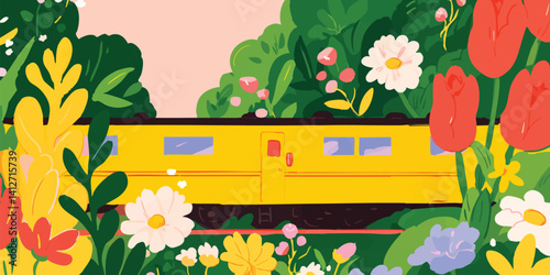A vibrant and colorful illu...