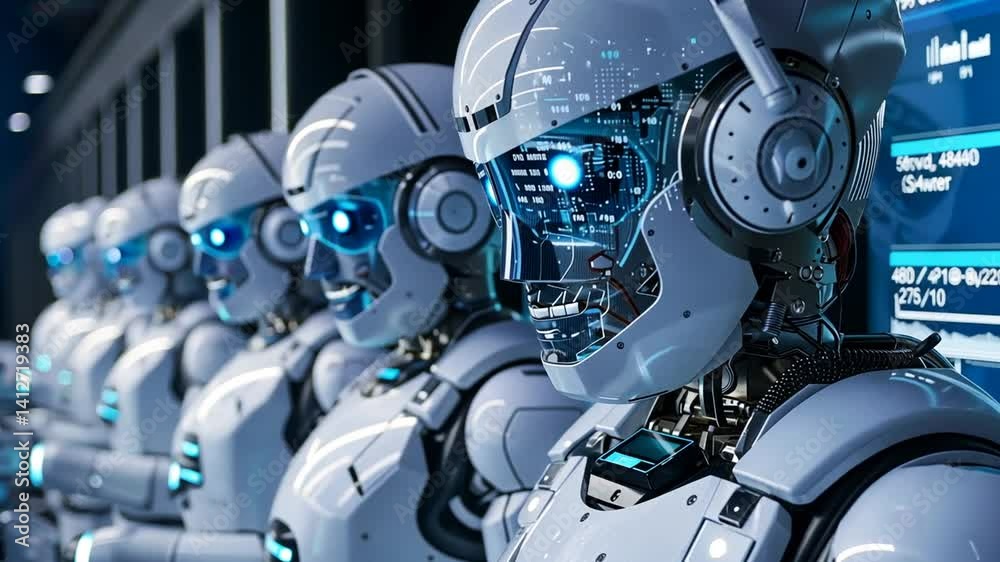 Futuristic Robots: AI Workforce of Tomorrow Futuristic Robots: AI Workforce of Tomorrow