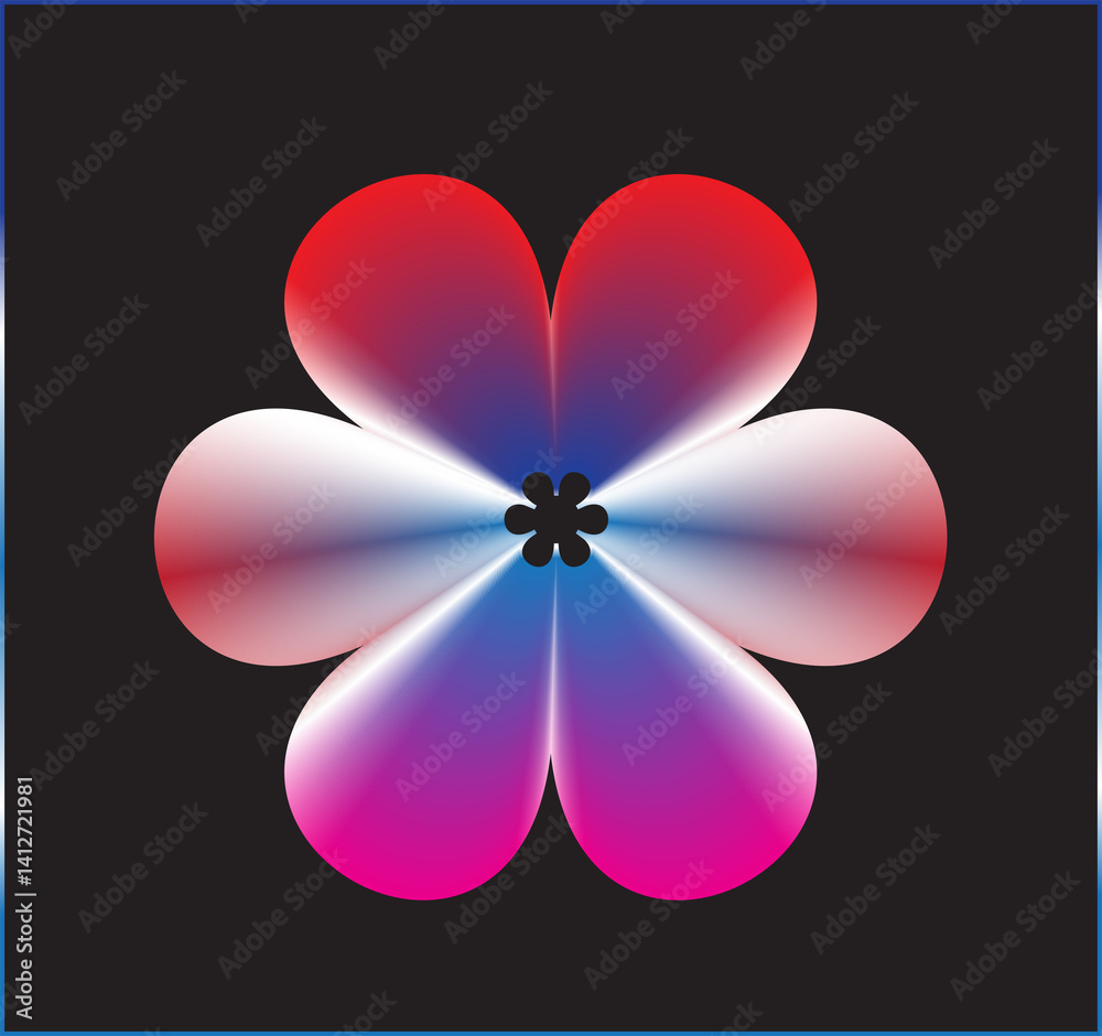 Fototapeta premium abstract flower vector illustration
