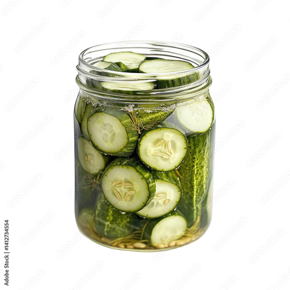 Classic Dill Pickles on transparent background Classic Dill Pickles on transparent background