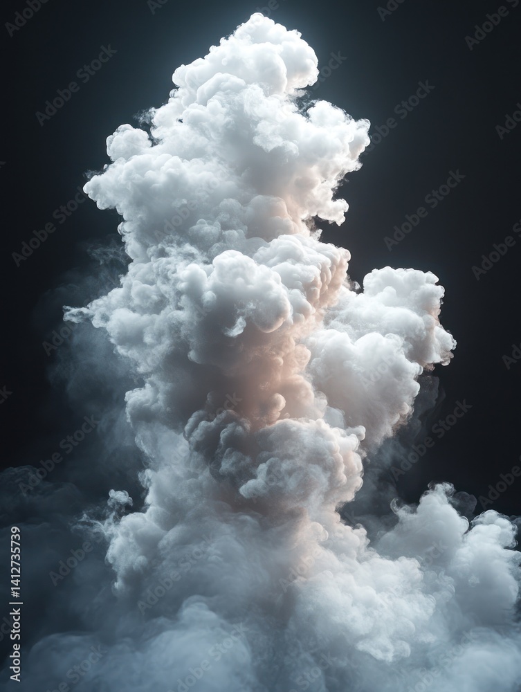 White smoke dramatic texture background