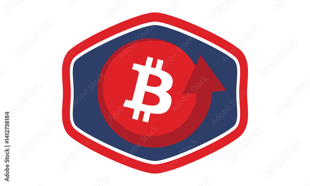 Bitcoin logo. Bitcoin Coin. Digital money. Crypto trade and Investment concept. Future technology. Creative art. Vector illustration. Poster Bitcoin logo. Bitcoin Coin. Digital money. Crypto trade and Investment concept. Future technology. Creative art. Vector illustration. Poster