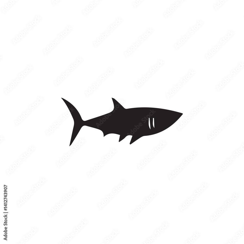 image of a shark from the side, logo, black and white, graphics, vector
image of a shark from the side, logo, black and white, graphics, vector