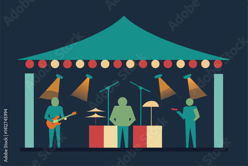 circus clown vector illustration