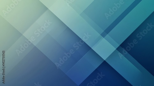 Abstract Blue and Green Geometric Background