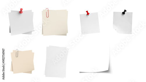 set of paper sheets