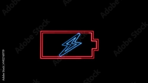 Battery low, battery full, energy, battery charge icon .
