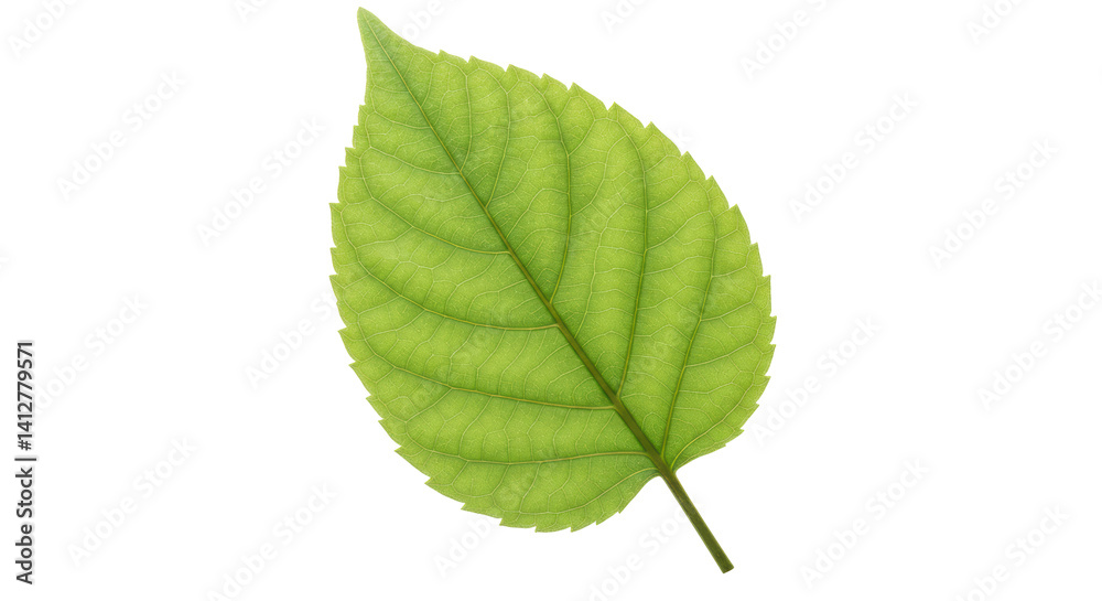 Fototapeta premium Isolated green leaf