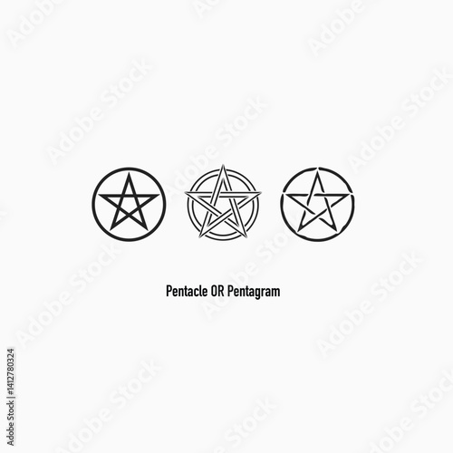 Wicca Pentacle Star Religious Symbol
