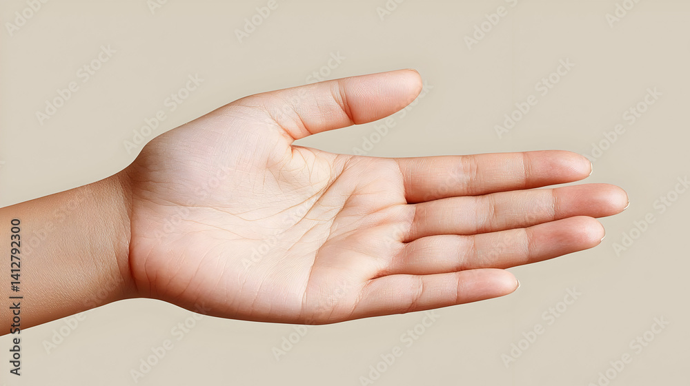 Close Up Of Light Beige Hand With Skin Texture Close Up Of Light Beige Hand With Skin Texture