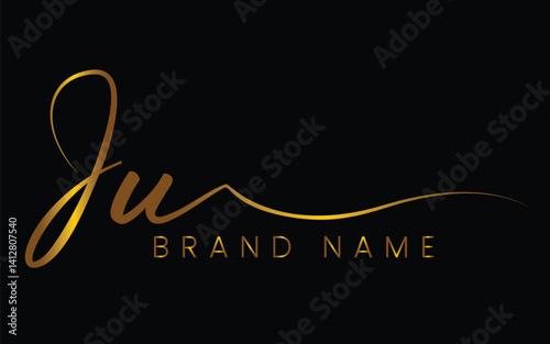 Initial J and U Logo Design and Minimalist Handwriting Style free . JU Signature Logo image.J AND U SCRIPT LOGO IMAGE,JU  SCRIPT LOGO VECTOR,JU SCRIPT LOGO PNG,JU SCRIPT LOGO FREE DOWNLOAD,. Beaut