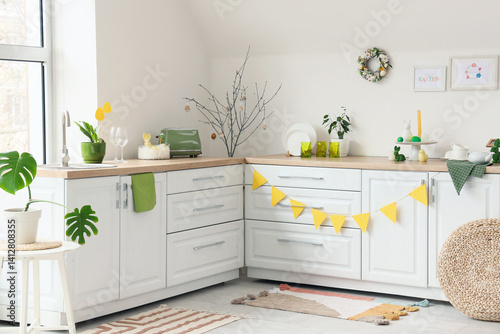 Interior of kitchen decorat...