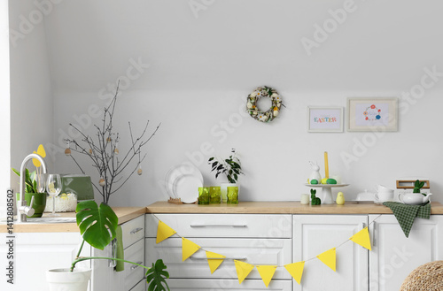 Interior of kitchen decorat...